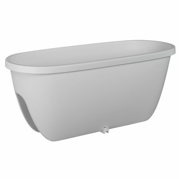 Květináč/truhlík na zábradlí 60 cm bílý Balconia OVI