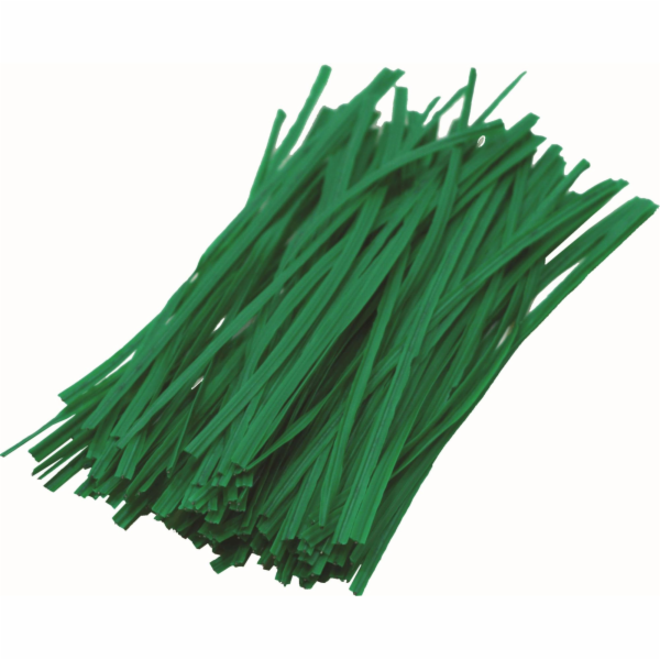 Drát ocelový 0,4x250mm 100ks poplastovaný zelený