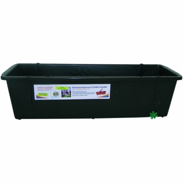 Truhlík samozavlažovací Frajman 60 cm hnědý
