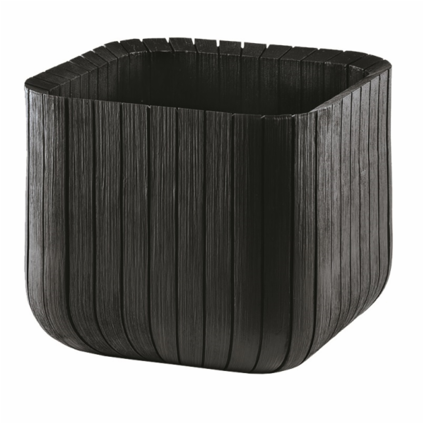 Květináč Cube Planter antracit 29,5x29,5 cm