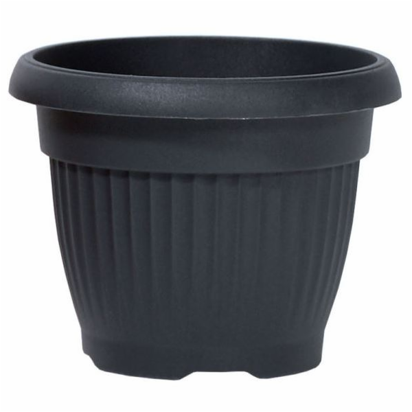 Květináč kulatý TERRA 250 mm antracit