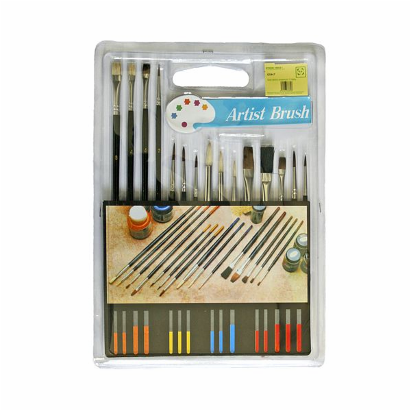 Štětec umělecký sada 15 ks