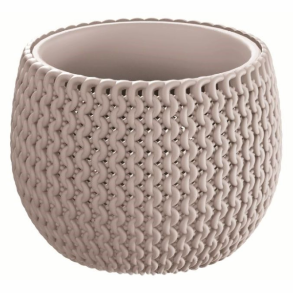 Květináč SPLOFY s vkladem 0,75 l/14,4 cm mocca