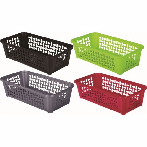Košík Domino 24,7x14,8x8,1 cm plast
