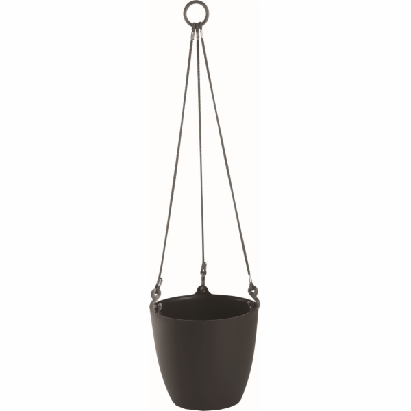 Květináč závěsný 18 cm Ariella antracit
