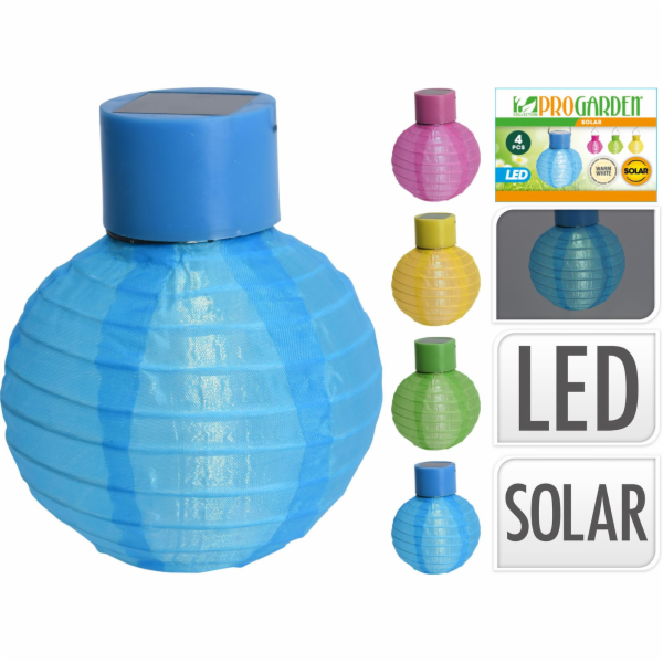 Lampa solární sada 4 ks mix barev