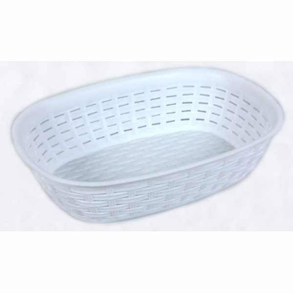 Košík plast ratan 3 l (30x21x8 cm)