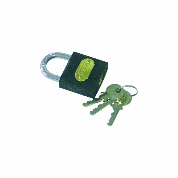 Zámek visací 25 mm černý