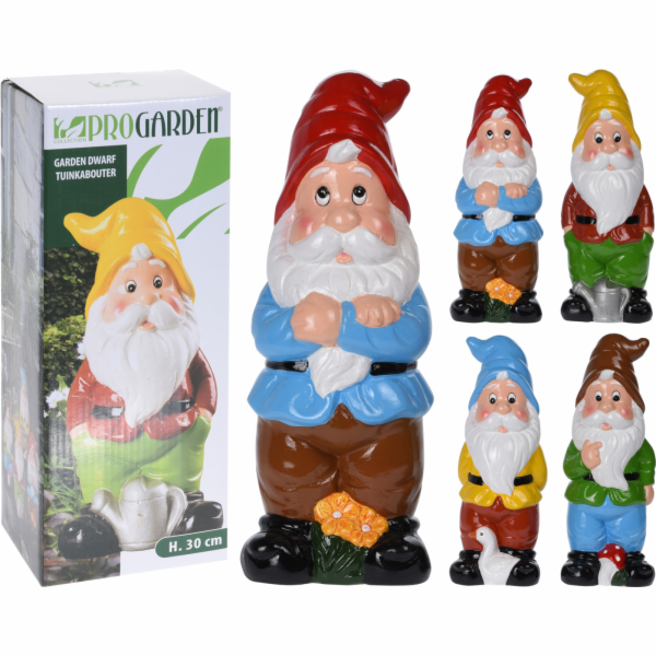 Trpaslík zahradní 30 cm mix dekoru keramika