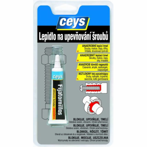 Lepidlo Ceys na upevňování šroubů 6 g