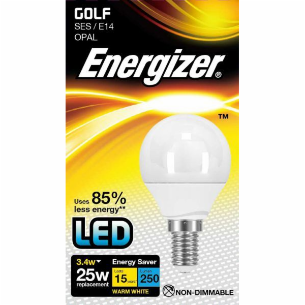 Žárovka LED E14 / 3,4 W / 2700 K / 250 lm Globe (malá baňka)