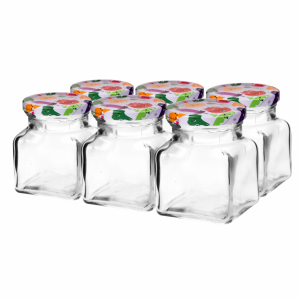 Sklenice zavařovací 120 ml 6 ks s víčkem