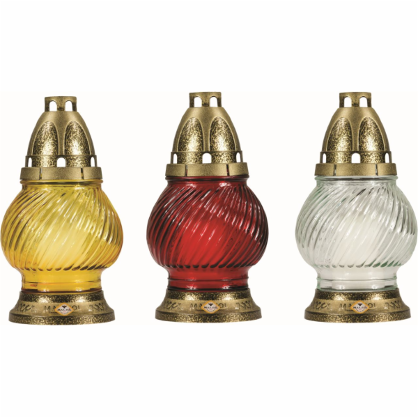 Svíčka hřbitovní 60 g/21 cm sklo