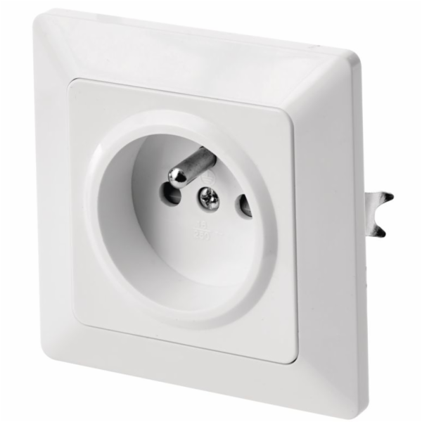 Zásuvka jednonásobná bílá
