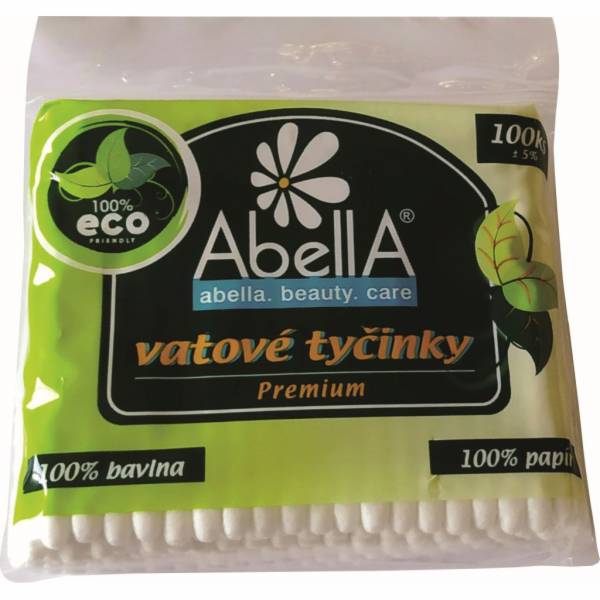 Tyčinky vatové ZIP 100 ks Premium