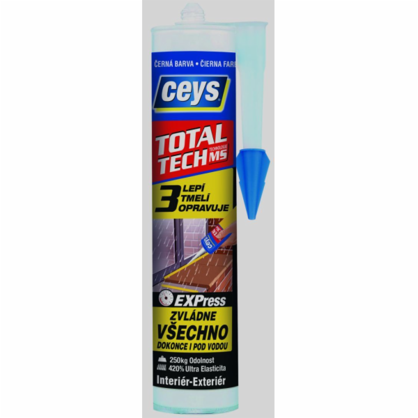 Lepidlo tmel TOTAL TECH Ceys express černý 290 ml