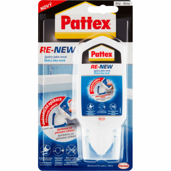 Obnovovač&nbsp;silikonu&nbsp;80&nbsp;ml&nbsp;bílý&nbsp;PATEX&nbsp;RE-NEW