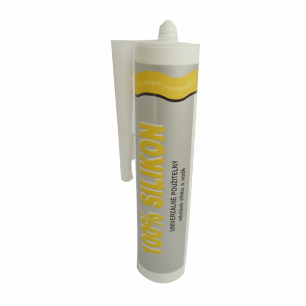 Silikon univerzál 100% 280 ml bílý Silver line