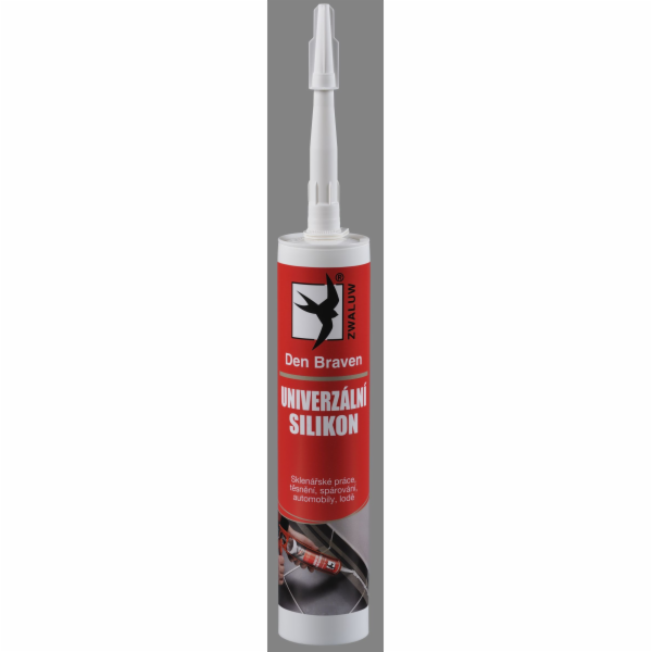 Silikon univerzální 280 ml hnědý Red line