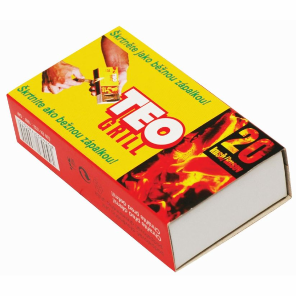 Podpalovač pevný 2v1 20 ks TEO GRILL