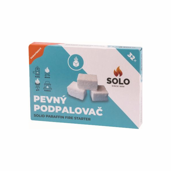 Podpalovač pevný 32 ks parafínový SOLO