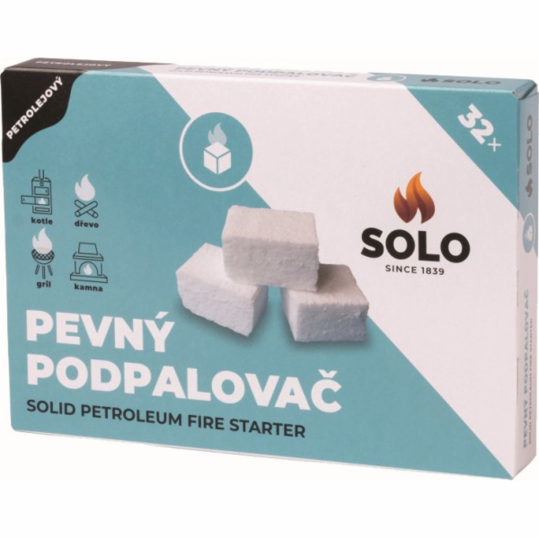 Podpalovač pevný 32 ks petrolejový SOLO
