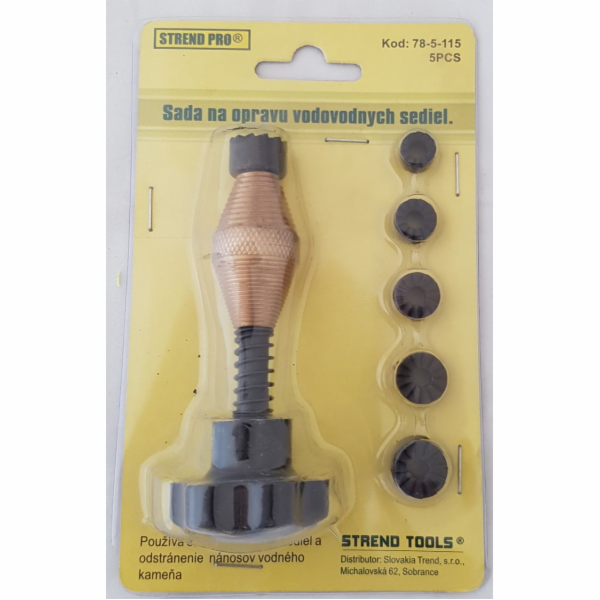 Fréza-sada na opravu vodovodních sedel