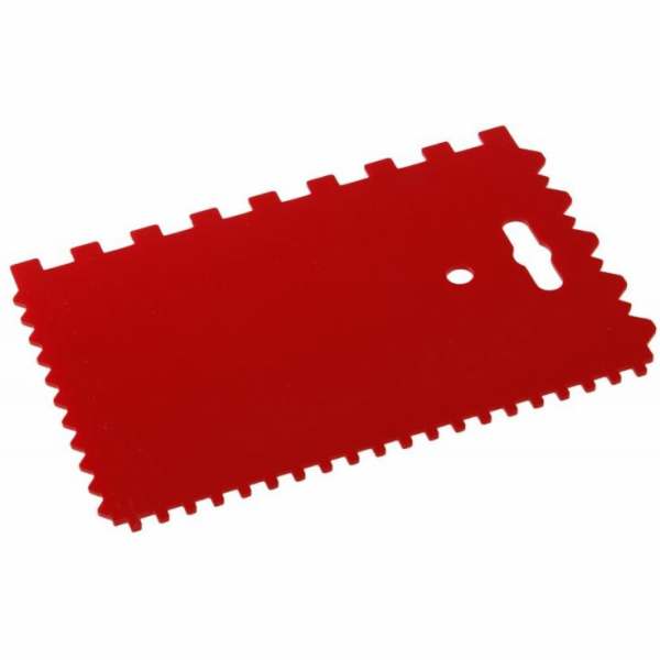 Stěrka zubová plast 170x115 mm