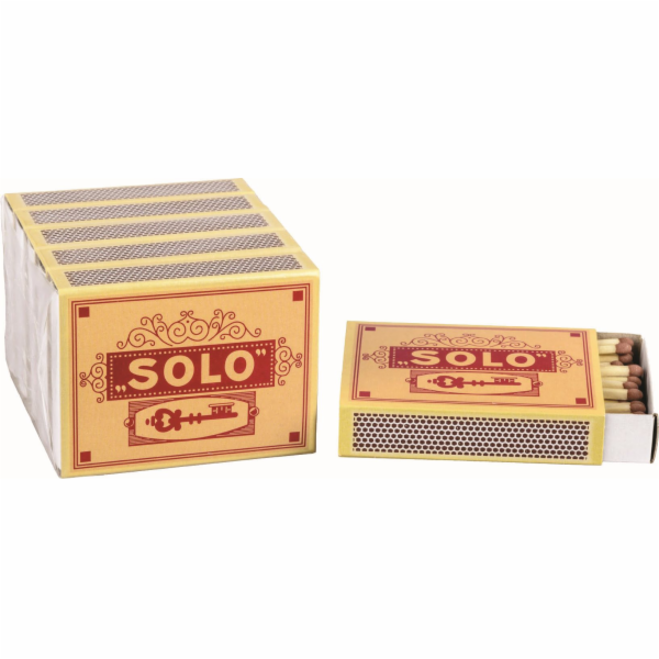 Zápalky dlouhé 60 ks / 5,5 cm SOLO