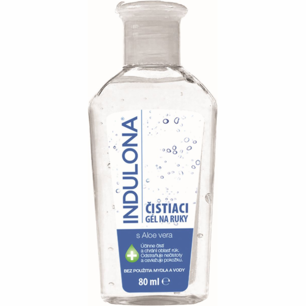 Gel hygienický 80 ml s Aloe Vera Indulona
