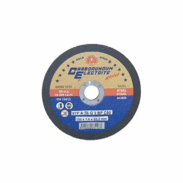 Kotouč řezný 125x1x22,23mm na ocel a nerez Megaline