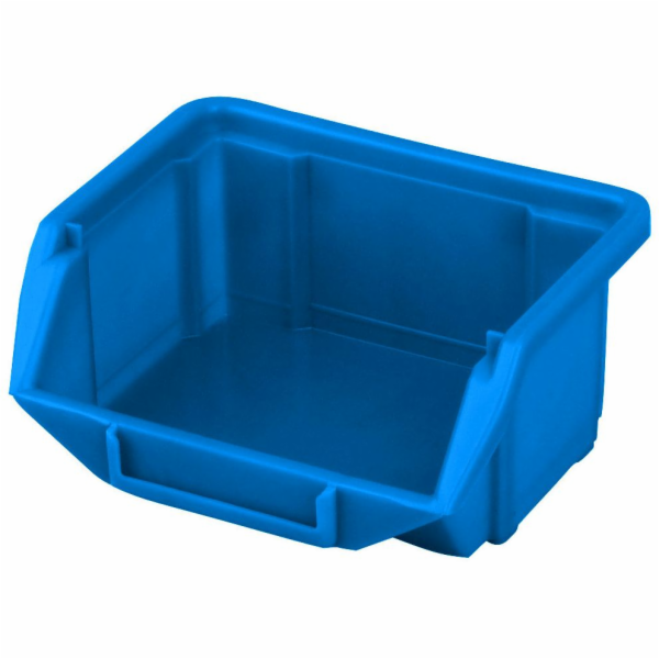 Bedna zkosená 110x90x50mm 0,4kg mini modrá