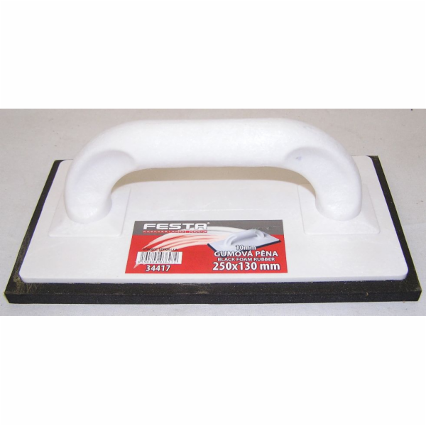 Hladítko gumová pěna 250x130x10 mm
