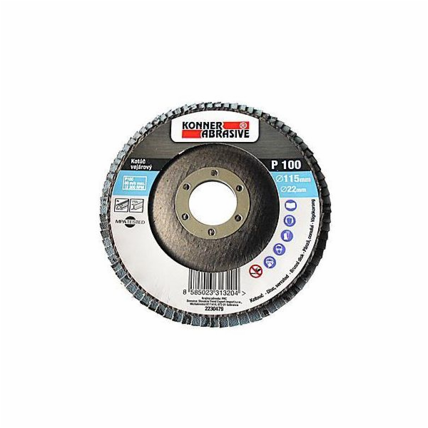 Kotouč lamelový 115x22 mm / A100 KONER 260 Zirconium
