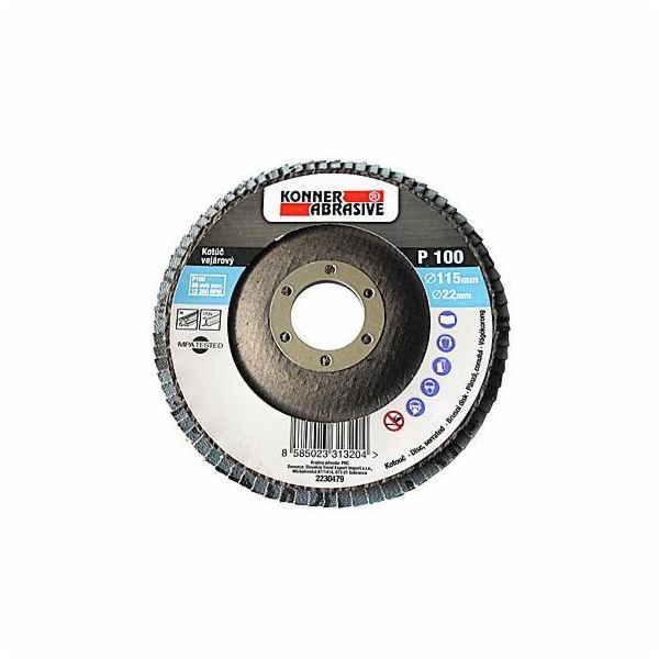 Kotouč lamelový 115x22 mm / A120 KONER 260 Zirconium