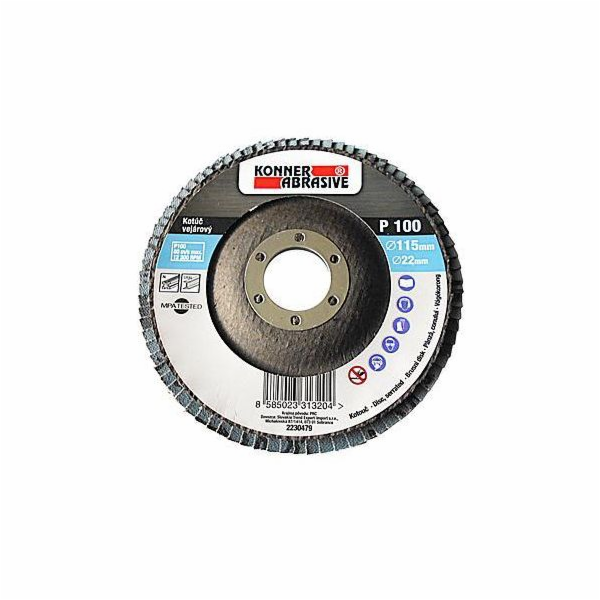 Kotouč lamelový 125x22 mm / A120 KONER 260 Zirconium