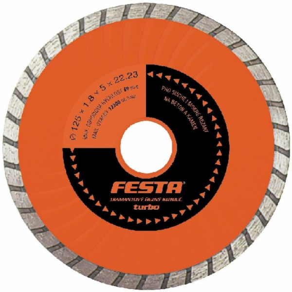 Kotouč diamantový 115 mm turbo