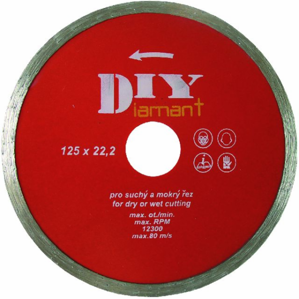 Kotouč diamantový 125x22,2mm DIY