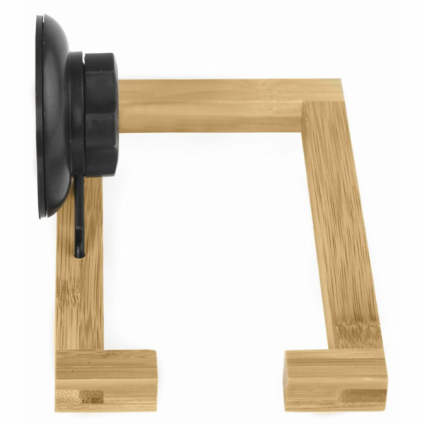 Držák na toaletní papír BAMBOO BLACK s přísavkou