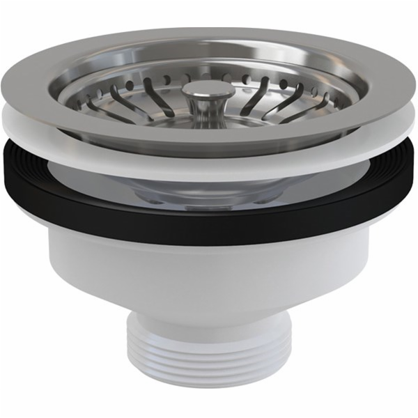 Výpusť sifonová 6/4"x115 mm-nerez vršek A37