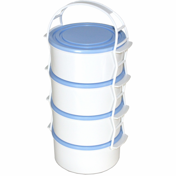 Jídlonosič 4x1,3 l plast