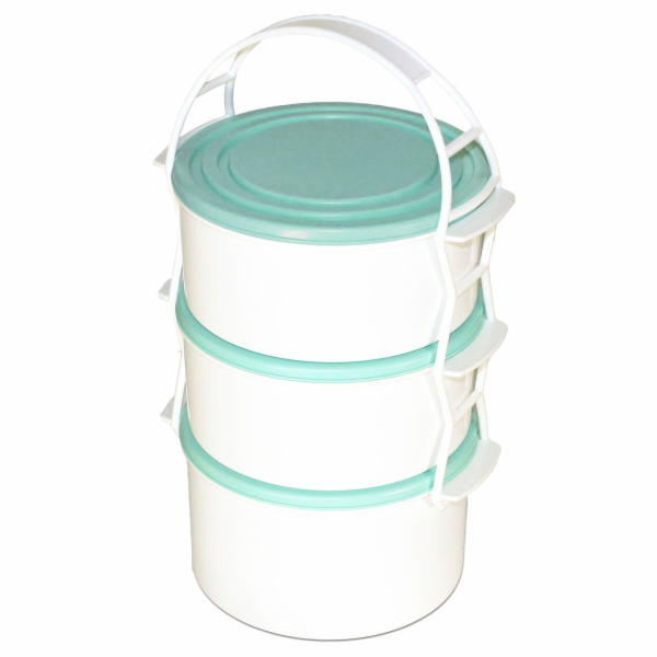 Jídlonosič kombi 2x+1,3 l+1x1,7 l plast