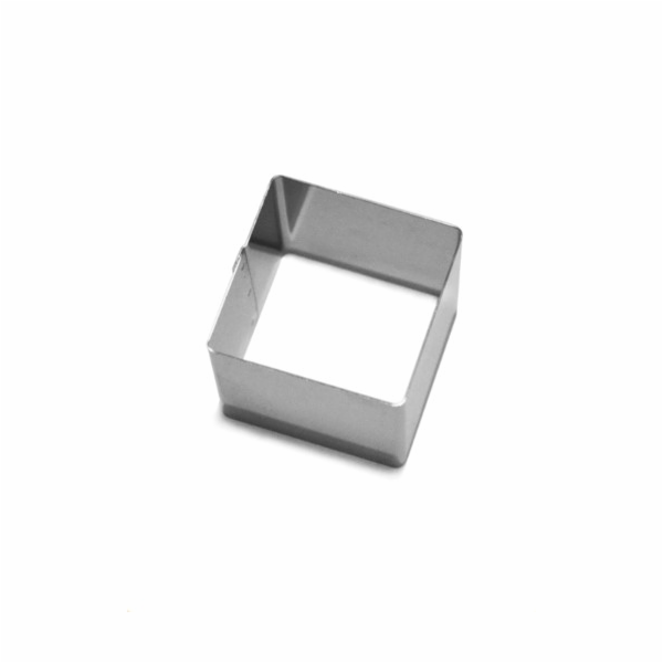Vykrajovátko na minidortíky čtverec nerez 4,5x4,5 cm