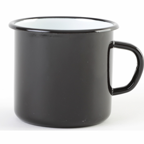 Hrnek smalt 400 ml černý II ja.