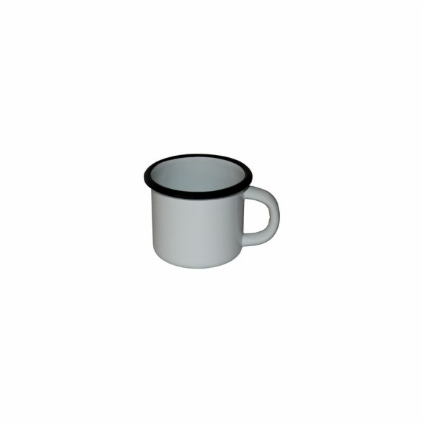 Hrnek smalt 7 cm/0,25 l bílý