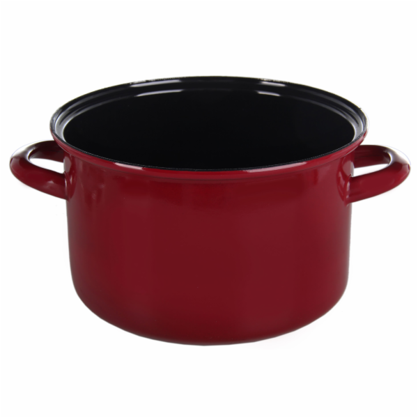 Hrnec smalt 20 cm/3,6 l bordó Belis