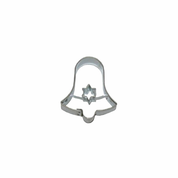 Vykrajovátko zvonek s hvězdou uvnitř 4,3x3,2 cm