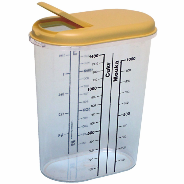 Dóza na potraviny ovál 1500 ml s potiskem