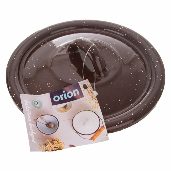 Poklice 14 cm Brown smalt