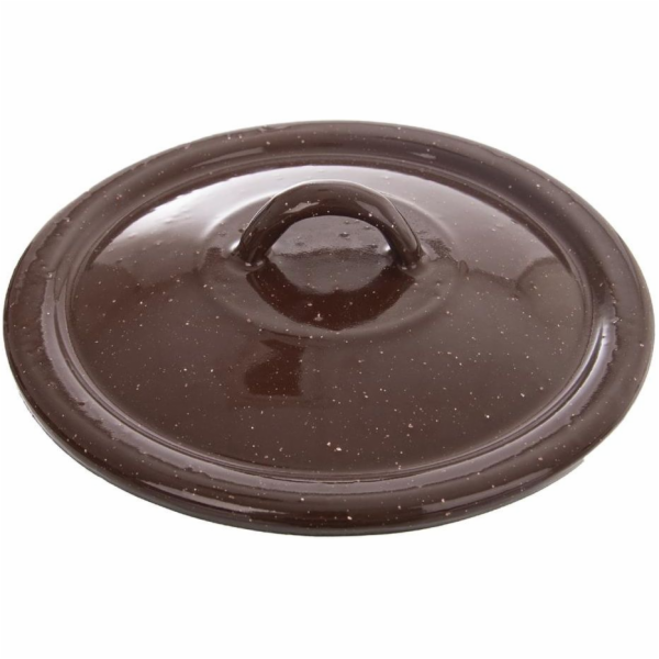 Poklice 16 cm Brown smalt